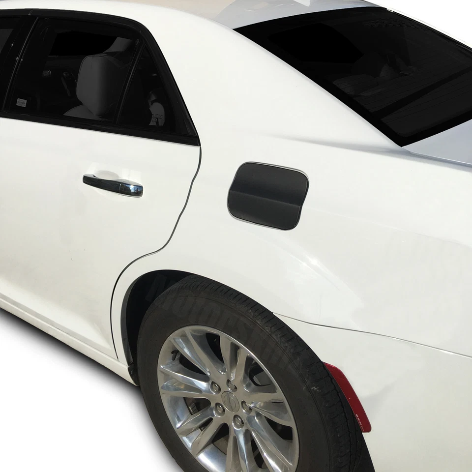 Tampa de porta tampa de gás vinil decalque sobreposição blackout para 2011-2018 Chrysler 300 300C - Imagem 1 de 2