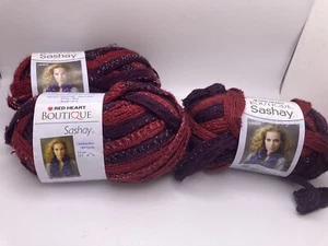 Red Heart Boutique Sashay Yarn Tango lot of 3 - Picture 1 of 3