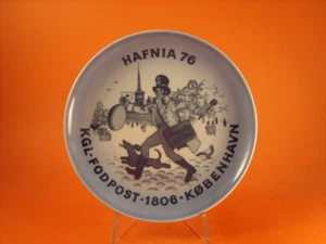 ROYAL COPENHAGEN BING&GRONDAHL PIATTO DEL GIUBILEO 1806-1976, HAFNIA POST - Picture 1 of 3
