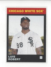 2021 Topps 582 Montgomery Club Lost Design Set 5 #3 Luis Robert White Sox