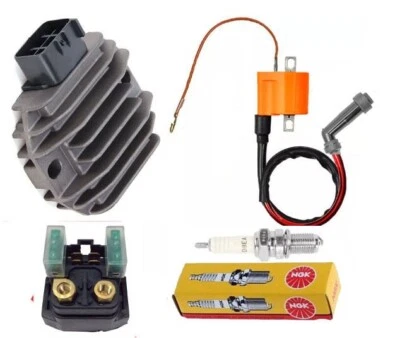 Regulator Rectifier +Solenoid Relay for Yamaha Wolverine 450 YFM450 2006-2010 - Imagem 1 de 4