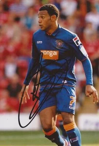 BLACKPOOL: MATT PHILLIPS SIGNED 6x4 ACTION PHOTO+COA - Picture 1 of 1