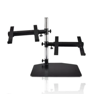 Pyle Dual Laptop Mixer Stand Mount 360° Swivel 9.62lbs Safe Secure PLPTS45 - Picture 1 of 6