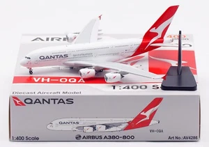Aviación 1:400 Qantas Airways Airbus A380 Diecast Aircraft Jet Modelo VH-OQA - Imagen 1 de 18