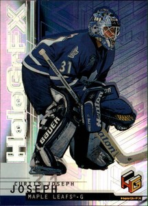 1999-00 Upper Deck HoloGrFx Maple Leafs Hockey Card #57 Curtis Joseph