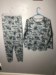 32 Degrees Heat Kid's pajama set size L14/16 color gray / Black - Picture 1 of 8