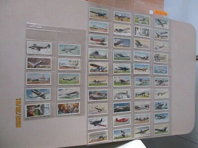 John Player & Sons International Air Liners 1936 full Set of 50 Cards in sleeves - Image 1 of 4