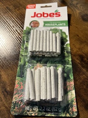 Jobes House Plants Fertilizer Spikes Plant Food, New, Bonus Pack Foto 1 de 4