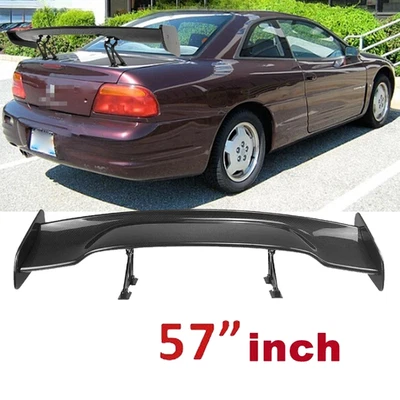 For Chrysler Crossfire Rear Trunk Spoiler Wing Carbon Fiber Look Uppe — 第 1/4 张图片