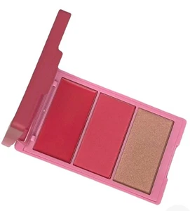 Pear Nova Cheek Palette Pink Beam Vivid Spark 3 Shades Cream Matte Pearl New - Picture 1 of 3
