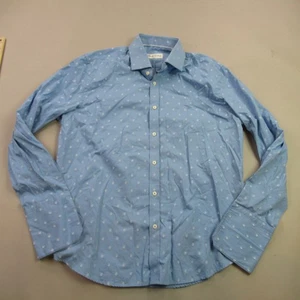 Robert Graham Shirt Mens 43 Long Sleeve Button Front Casual Outdoors Blue - Picture 1 of 10