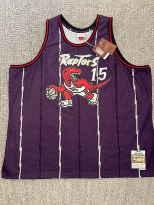 Camiseta deportiva Mitchell & Ness Toronto Raptors Vince Carter Swingman Road talla grande Foto 1 de 2