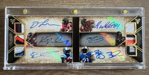 1/1 MATT FORTE Bush Freeman 2014 six PATCH AUTO BOOK Topps Triple Threads NMT+ - Picture 1 of 6