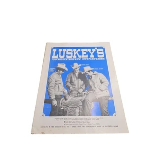 Luskey's Western Stores Catalog Winter 1969-70 Issue 183 Western Wear - Imagen 1 de 6
