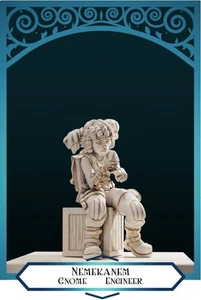 Gnome Artificer Engineer | D&D TTRPG Miniature | DnD Is A Woman | NO BASE - Picture 1 of 7