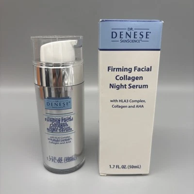 Novo na caixa Dr Denese Firming Facial Collagen Night Serum grande 3,4 fl oz - Imagem 1 de 2