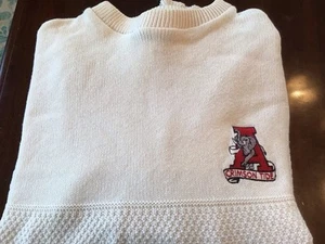 VTG. 1980s -90s Alabama Crimson Tide Nutmeg Mills USA Sweater- Men/Women SZ M - Picture 1 of 13