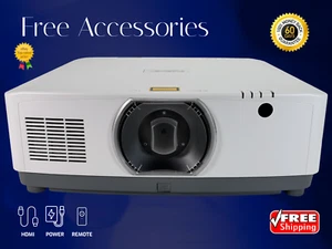 NEC PA653UL 3LCD Projector 6500 ANSI 4k HDMI - Only 10% of 20,000 Hours Used - Picture 1 of 11