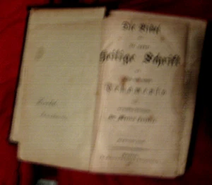 1865 jahr Buch, Antiqu, Die Heilige Schrift, Altes und Neues Testament, 1304 Sei - Bild 1 von 7