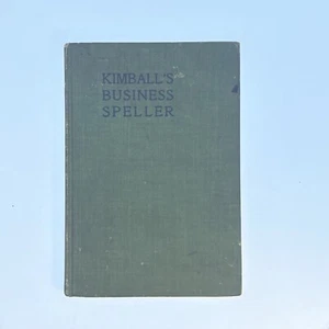 1905 Antique Business Textbook "Kimball's Business Speller"  Gustavus S. Kimball - Picture 1 of 10