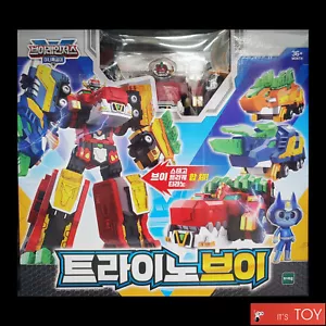 Miniforce V-Rangers TRINO-V Stego Trice Tyranno Dino Transforming Robot Car 2022 - Picture 1 of 10