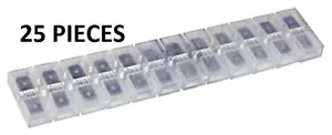 25 PIEZAS - TIRA DE DESCONEXIÓN RÁPIDA TOTALMENTE AISLADA 12 x .250" CADA LADO #800-25PC - Imagen 1 de 2