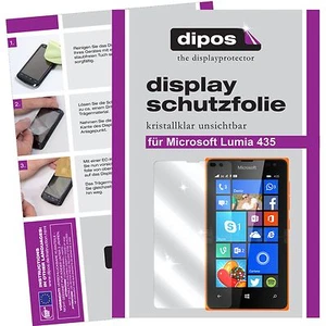 2x dipos Pellicola per Microsoft Lumia 435 Prottetiva Transparente Proteggi - Foto 1 di 4