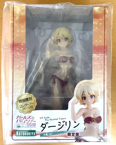 Darjeeling Girls und Panzer Swimsuit Ver. reprint Limited Edition Figure JAPAN Cover