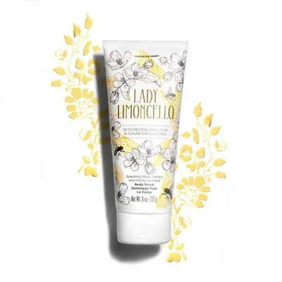 Perfectly Posh LADY LIMONCELLO Body Scrub 8oz NEW - Image 1 of 4