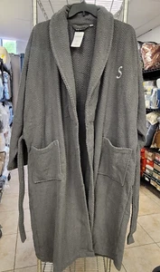 Linum Home Turkish Cotton Personalized Herringbone Weave Bathrobe Large/XLarge - Picture 1 of 5