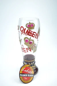 Lolita Glasses / Gotta Love Beer "Queen" 22oz Pilsner Glass PIL-5580E - Imagen 1 de 8