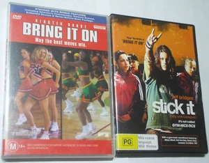 Bring It On / Stick It - Kirsten Dunst Jeff Bridges - rare htf R4 DVDs - posted - Picture 1 of 3