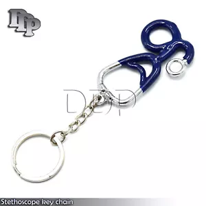Stethoscope Keychain, Stethoscope Charm, Nurse Keychain, Personalized Keychain - Picture 1 of 3