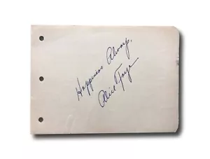 Alice Faye handsigniertes Album Seite Schnitt JSA COA Autogramm That Night Rio Schauspielerin - Bild 1 von 3