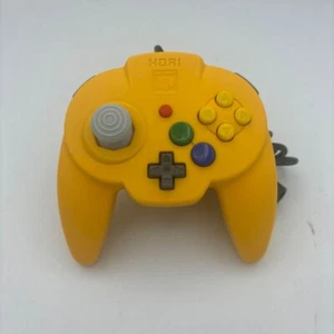 Controlador Hori Pad Mini Nintendo 64 N64 Amarillo FABRICANTE DE EQUIPOS ORIGINALES Japón - Imagen 1 de 2