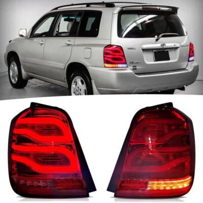 Luces traseras LED VLAND para Toyota Highlander 1ª generación (XU20) 2001-2007 luces traseras Foto 1 de 4