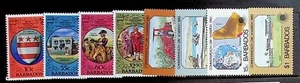 BARBADOS Sc 594-601 NH ISSUE OF 1982 - ARMS-MAP. Sc$5 - Picture 1 of 1