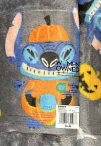 NEW DISNEY LILO & STITCH HALLOWEEN - KOHLS OVERSIZED PLUSH THROW BLANKET 5X6 FT - Picture 1 of 6