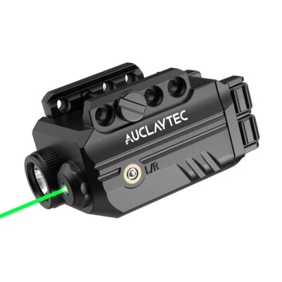 AUCLAYTEC 500 Lumen Pistol Light Laser Combo Tactical Flashlight Subcompact Compact Pistol