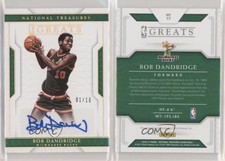 2016-17 National Treasures NBA Greats Signatures Gold /10 Bob Dandridge Auto HOF