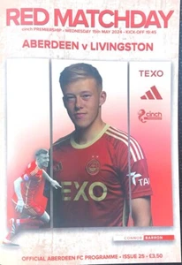 Aberdeen V Livingston - 2023/24 Scottish Premiership - 15th May 2024 - Picture 1 of 1
