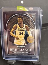 2023-24 Panini Prizm Draft Picks Brilliance #9 Brandon Miller - Alabama RC