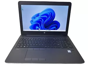 HP Laptop Windows 11 ZBOOK 15 G3 i7 6820HQ 8 GB 256GB NVIDIA Quadro M2000M READ - Picture 1 of 23