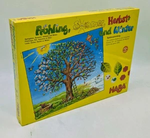 HABA 4162 Frühling Sommer Herbst und Winter Legespiel Bäume Blätter Spannung NEU - Bild 1 von 10