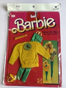 De Colección Barbie Dos Veces Como Bonita Reversible Modas #7955 Chaqueta Zapatos Mono ~ NUEVO - Imagen 1 de 4