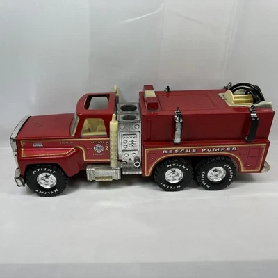 Vintage Nylint Pressed Steel - Fire Vehicle - Rescue Pumper - Missing ladders - Image 1 of 4
