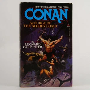 Conan: Scourge of the Bloody Coast by Leonard Carpenter (Tor, 1994) First MMPB - Picture 1 of 4