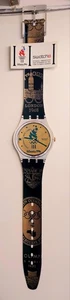 Maxi orologio vintage Swatch Atlanta 1996 GZ136 cartone esposizione negozio - Foto 1 di 2