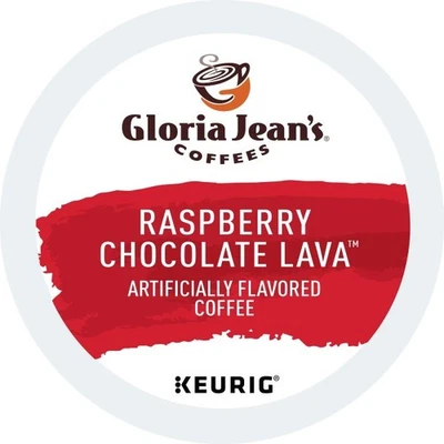 Gloria Jean's Raspberry Chocolate Lava Coffee, Keurig K-Cup Pod, 72 Count - Image 1 of 4