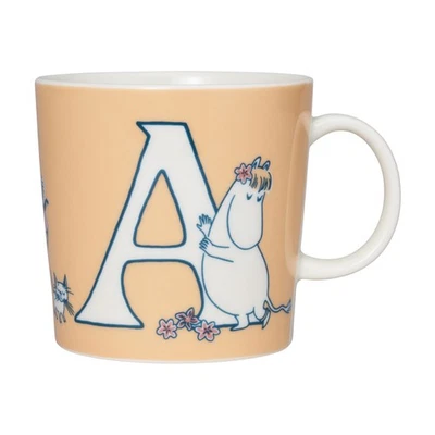 [Officially Imported] Moomin by ARABIA Alphabet Collection Mug, 0.4L, "A," Moomi - Image 1 of 3